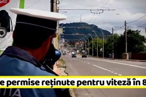 NEAMȚ: Dezastru în trafic! 42 de permise reţinute pentru viteză în doar 8 ore
