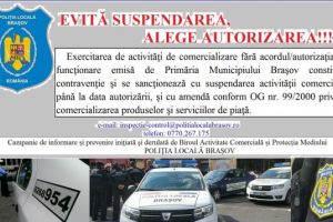 FOTO Campanie a Poliţiei Locale Braşov