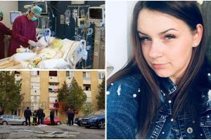 FOTO. Tânăra arsă în explozia din Satu Mare, externată după două luni pe patul de spital