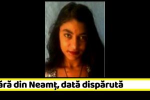 NEAMȚ: Tânără din Neamţ, dată dispărută (FOTO)