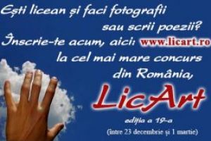 Ai auzit? A început o nouă ediţie, a 19-a, a celui mai mare concurs de arte – LicArt, coordonat de omul de cultură Radu Herjeu