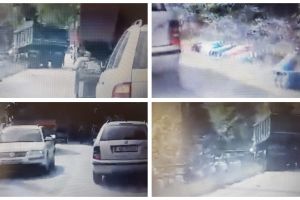 FOTO/VIDEO: Accident MORTAL pe DN 74, la Poiana Ampoiului. Un bărbat a decedat în urma unei coliziuni dintre două autoutilitare