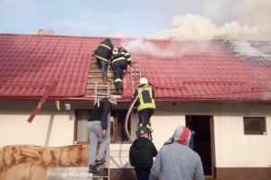VIDEO Incendiu la Prejmer