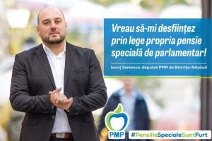 Deputatul Ionuţ Simionca despre eliminarea pensiilor speciale: ”Pot să merg cu fruntea sus”