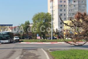 Lucrari pentru accesul spre magazinul Lidl situat pe soseaua Mangaliei din Constanta 