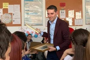 Principele Nicolae al României i-a vizitat pe elevii din Serdanu (Lunguleţu)