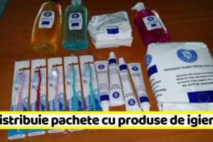 NEAMȚ: Persoanele defavorizate primesc produse de igienă
