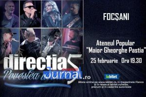 VIDEO: Direcţia 5 va concerta la Focşani, în cadrul unui turneu naţional