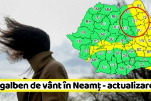 METEO: Codul galben de vânt în Neamţ a fost actualizat