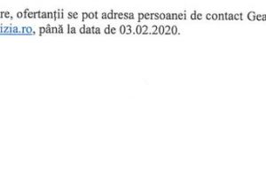 INVITAȚIE LA OFERTARE La procedura de atribuire prin selecţie de oferte pentru achiziţie  Maşină electrică de injectat mase plastice min. 500 kN