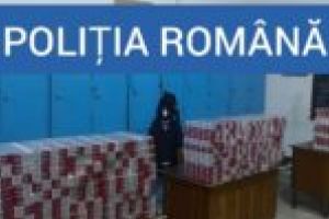 Mii de pachete de ţigări, confiscate de poliţiştii din Reşiţa