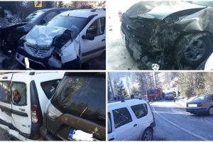 UPDATE FOTO| Accident GRAV, la Arieşeni: Elicopterul SMURD solicitat pentru o fetiţă de 7 ani cu traumatism cranio-cerebral