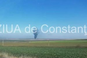 Judetul Tulcea: Interventie a pompierilor pentru stingerea unui incendiu in Baia (galerie foto+video) 