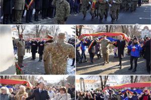 De Ziua Unirii, la Bistriţa s-a învârtit hora frăţiei (FOTO-VIDEO)