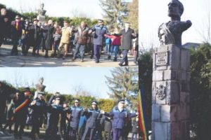 FOTO: Armistiţiu în paşi de dans la bustul lui Cuza. Lideri PNL, PSD şi ALDE, Hora Unirii în curtea Poliţiei