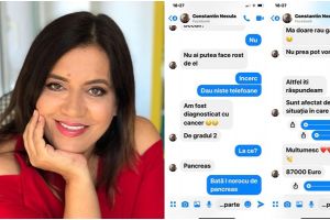 FOTO. Mirela Retegan, la un pas să ia ţeapă. Abordată de un preot fals Constantin Necula