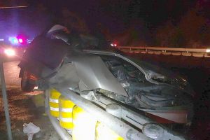 Accident rutier grav pe podul de la Coşereni