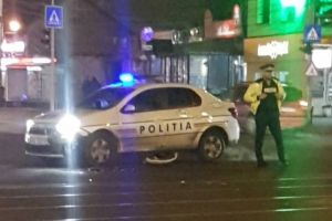 Echipaj de poliţie implicat într-un accident de circulaţie, la Timişoara