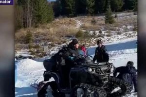 AGRESIUNE. Turist din Mureş călcat cu ATV-ul pe o pârtie din Topliţa