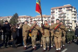 UNIREA PRINCIPATELOR ROMÂNE a fost sărbătorită, la Sfântu Gheorghe, cu paradă militară şi două dintre cele mai vechi obiceiuri din Moldova şi Țara Românească:  Dansul Ursului şi Căluşul