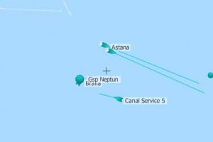 GSP continua manevrele de ranfluare a navei esuate in portul Midia (galerie foto)