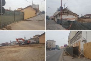 FOTO, VIDEO| Au început lucrările pentru noul magazin LIDL, în centrul municipiului Alba Iulia