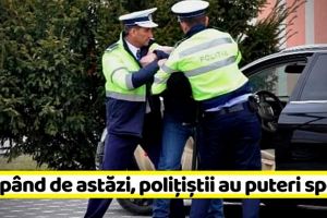Începând de astăzi, poliţiştii au puteri sporite. Vezi noile reguli