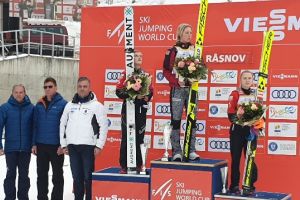 Norvegia câştigă podiumul la Cupa Mondială la Sărituri cu Schirurile, feminin, de la Râşnov