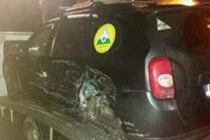 Masina de interventie a salvamontistilor maramureseni, accidentata in trafic