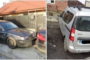 Maşină de gunoi blocată de un şofer parcat aiurea. Poliţia Locală ameninţă cu ridicarea autoturismelor