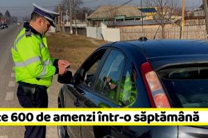 NEAMȚ: Peste 600 de amenzi într-o săptămână. 83 de şoferi au rămas pietoni