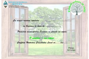 „Primul arbore al vieţii” – plantare de arbori pentru fiecare copil născut în Suceava