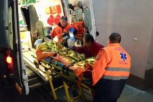 Biciclist ajuns în stare de hipotermie, din pricina stării de hiperalcoolemie, pe raza satului Ineu