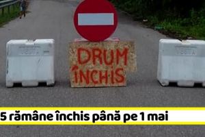 NEAMȚ: DN 15 (Bicaz – Poiana Largului) rămâne închis până pe 1 mai