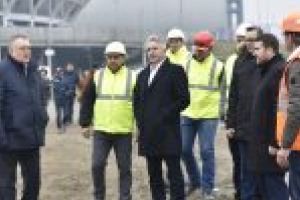 Vizită federală la Stadionul de Atletism din Craiova