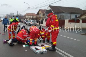 Accident rutier la iesire din Valu lui Traian spre Constanta. Victima este un pieton (galerie foto+video)          