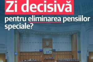 USR Dâmboviţa, mesaj înainte de votul deputaţilor pe eliminarea pensiilor speciale