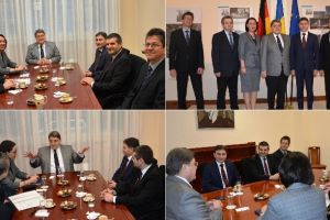 FOTO| Delegaţie a conducerii ADR Centru şi CJ Alba primită de Emil Hurezeanu la Ambasada României din Germania