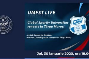 UMFST Live: Clubul Sportiv Universitar renaşte la Târgu Mureş!
