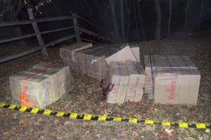 Tigari in valoare de aproximativ 93.000 lei, confiscate la frontiera cu Ucraina (galerie foto)