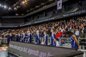 GALERIE FOTO – Moment de reculegere pentru Kobe Bryant, la meciul caştigat de U Bt contra celor de la Tsmoki Minsk