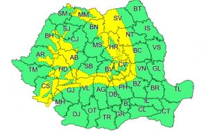 METEO: Avertizare Cod Galben, valabilă până pe 1 februarie
