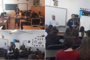 Poliţiştii din cadrul IPJ Alba au desfăşurat o campanie de informare a elevilor din Teiuş cu privire la evitarea conflictelor