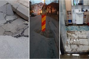 FOTO: Imagini oripilante – Casa unui sibian plină de fecale după o reparaţie tip Dorel pe Aleea Filozofilor