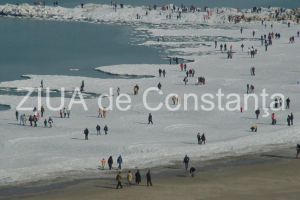 Fotoreportaj: Marea Neagra, inghetata acum paisprezece ani. Spectacol al naturii (galerie foto)