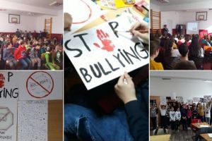 FOTO| Activităţi dedicate nonviolenţei, la Școala Gimnazială Țelna din Alba: Proiecţie de film şi desene cu mesaj anti-bullying