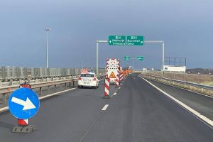 Circulaţie întreruptă pe autostrada A6, în zona Lugojului. Ocolire de zeci de kilometri