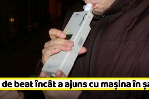 NEAMȚ: Era atât de beat încât a ajuns cu maşina în şanţ