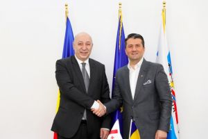 Ambasadorul Georgiei, vizita la Primaria Constanta: Se va deschide Consulatul Onorific al Georgiei la Constanta