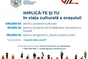 Concurs de proiecte. Primăria pune la bătaie 600.000 de lei